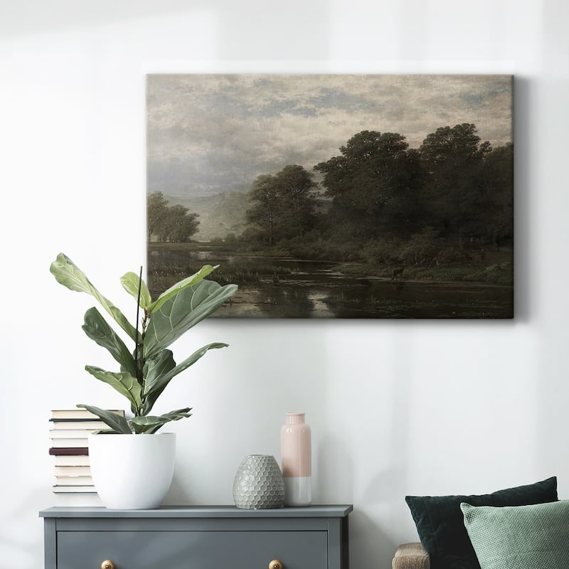 Vintage Landscape -CDLXX -Gallery Wrapped Canvas