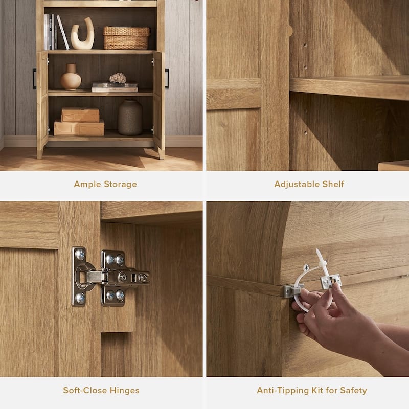 Mopio Lauren Arched Cabinet