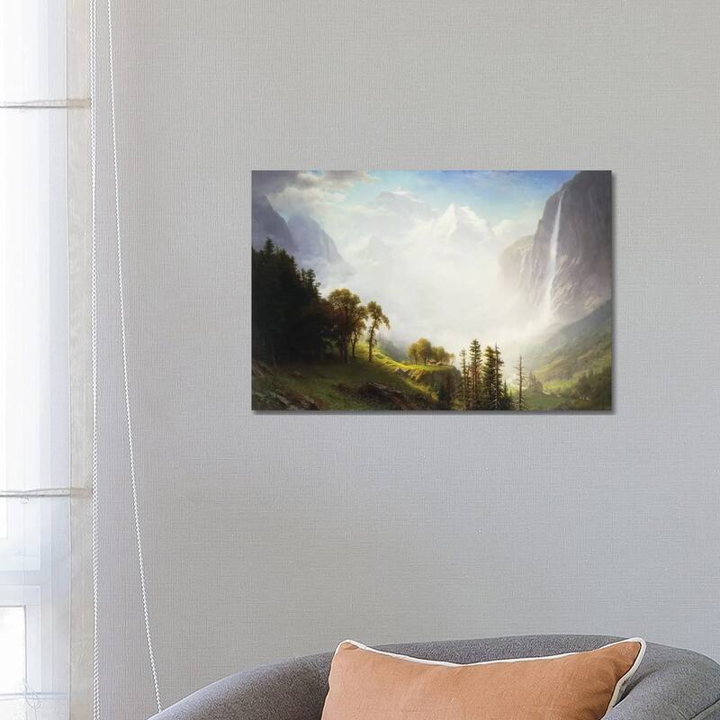 iCanvas "Majesty of the Mountains, 1853-57 " by Albert Bierstadt Canvas Print - 18x26x1.5