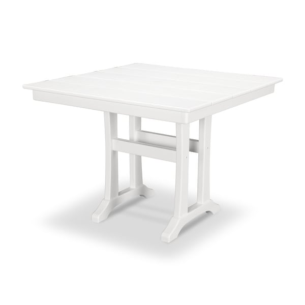 Trex Outdoor Furniture Farmhouse Trestle 37" Dining Table - Thumbnail 5