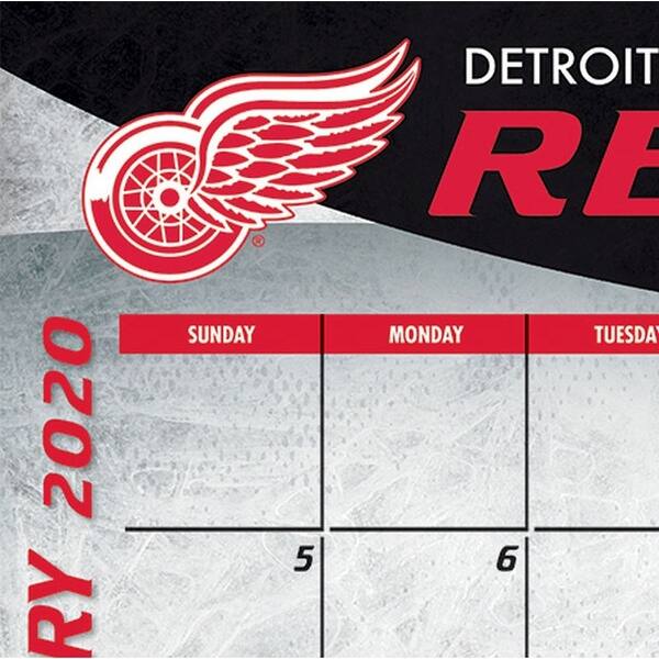 Shop Turner Sports Detroit Red Wings 2020 22x17 Desk Calendar 20998061557 Overstock 29138772
