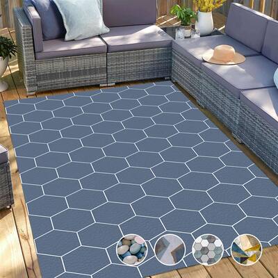 Indoor/ Outdoor Area Rugs,Waterproof Camping, Patio, RV, Picnic, Deck, Backyard Rug