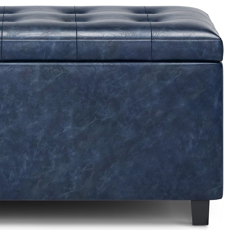 WYNDENHALL Essex 34-in. Wide Rectangular Storage Ottoman