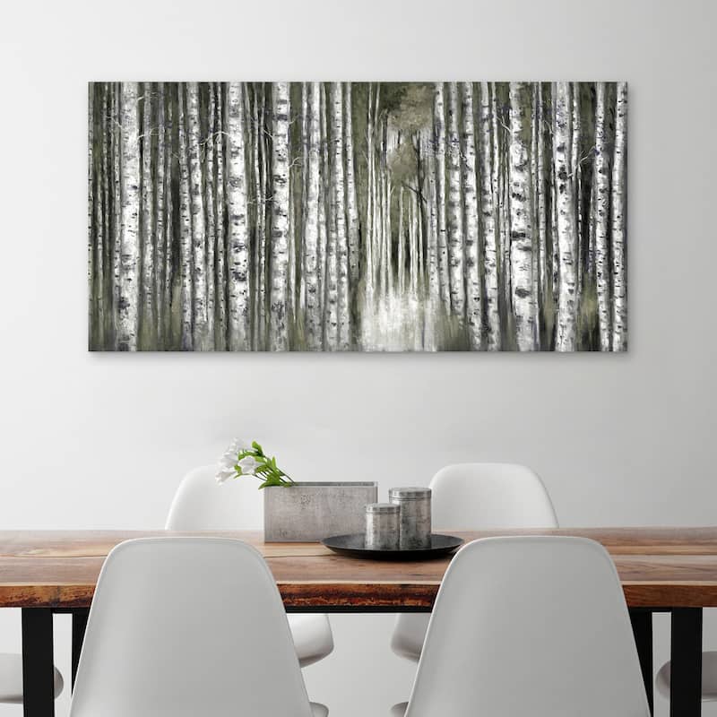 Birch Moment Grey by Sandy Doonan Canvas Art Print