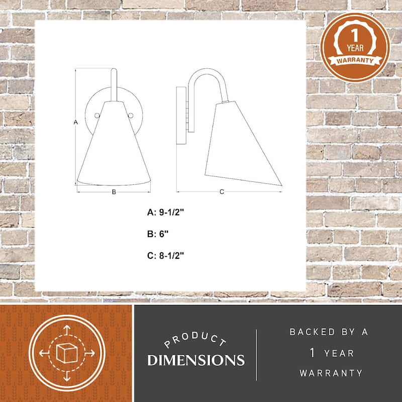 Vaxcel Lighting T0740 Hanson 10" Tall Outdoor Wall Sconce