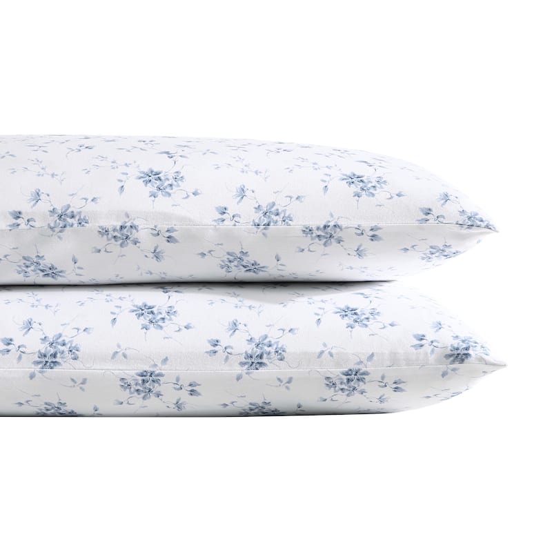 Laura Ashley Soft & Silky Sateen Printed Cotton Sheet Set