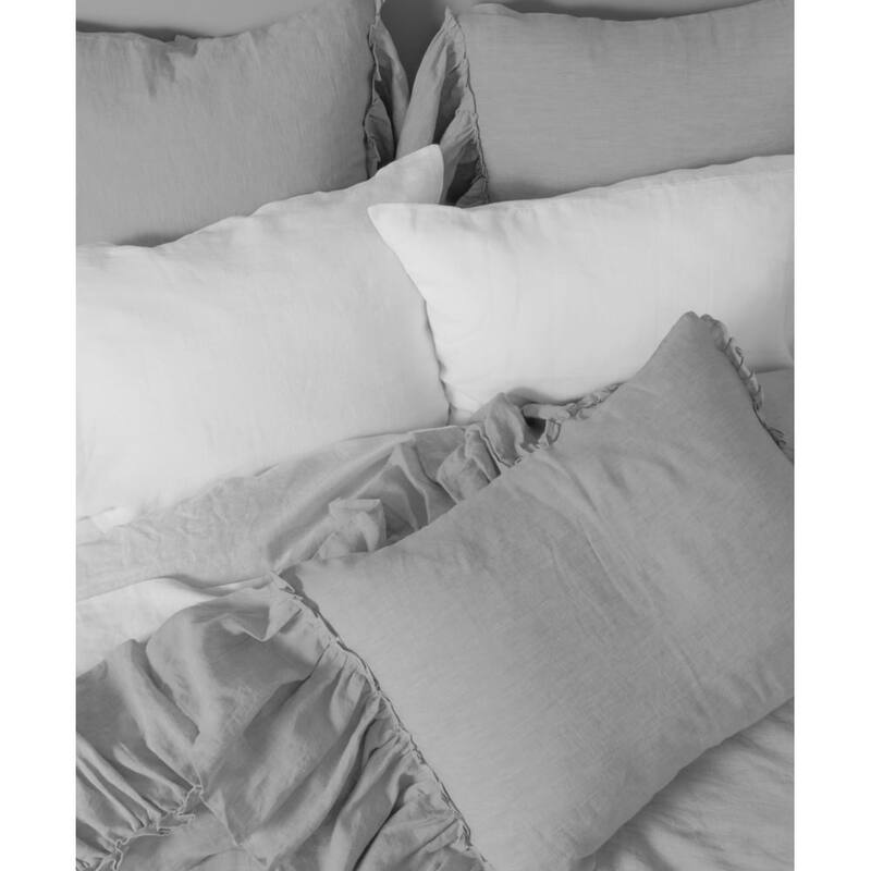 Caprice, Cotton, Platinum Grey, Duvet Cover
