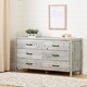 preview thumbnail 18 of 25, South Shore Gravity 6-Drawer Double Dresser