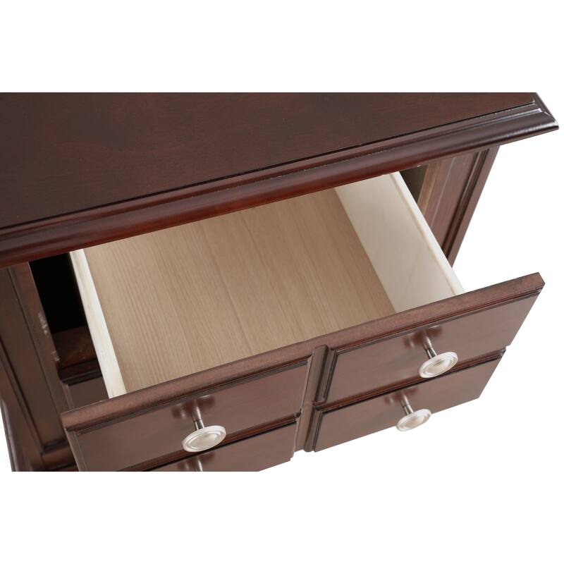 Summit 2-drawer Wood Nightstand