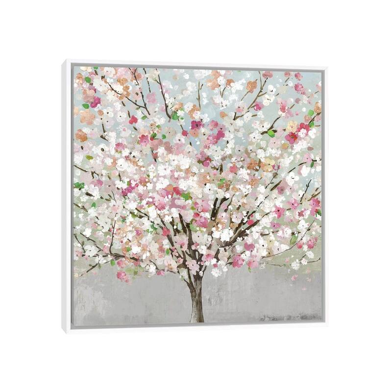 iCanvas "Spring Love" by Allison Pearce Framed Canvas Print - White - 18x18