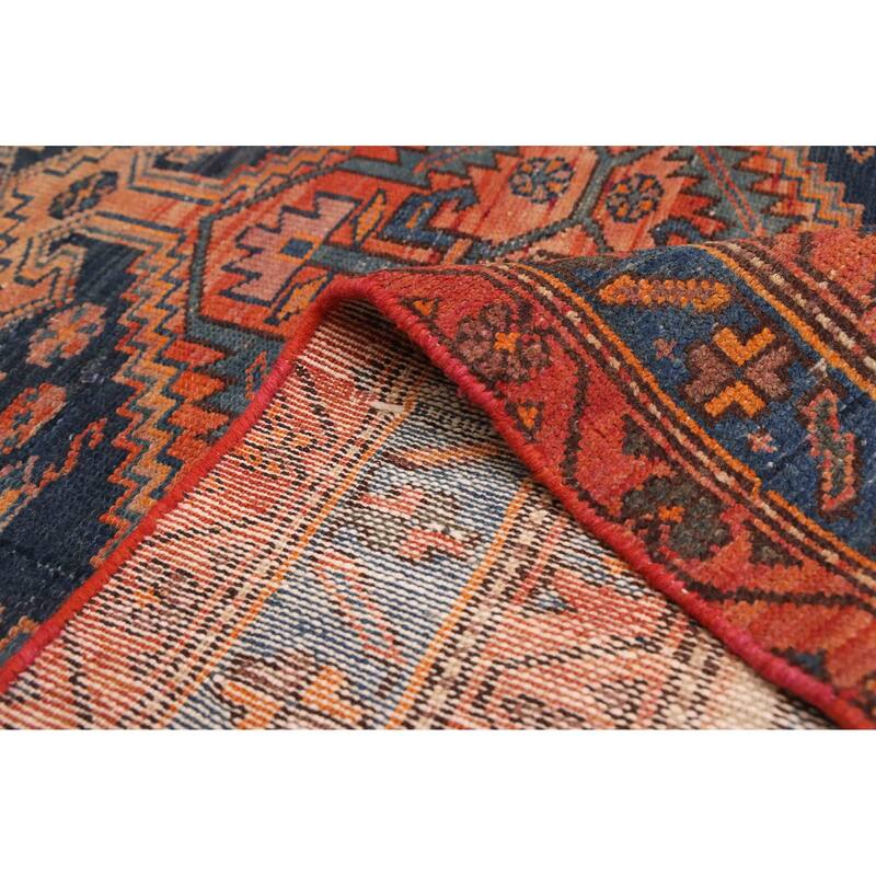 ECARPETGALLERY Hand-knotted Antalya Vintage Cream Wool Rug - 4'1 x 5'10