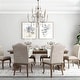 preview thumbnail 1 of 6, Farmhouse Empire 9-Light Candle Distressed Wood Chandelier for Dining Room - D39"xH38"