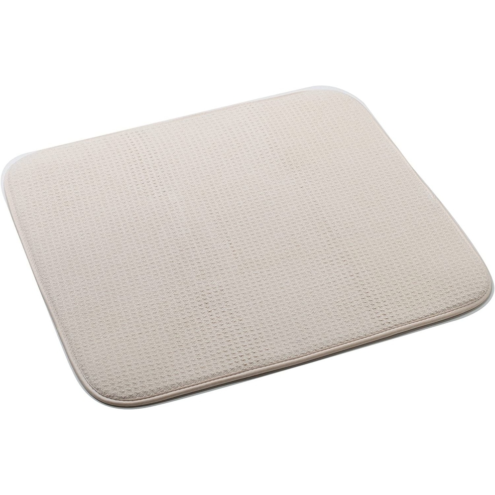 Norpro 16 x 18 Inches Microfiber Dish Drying Mat, Cream
