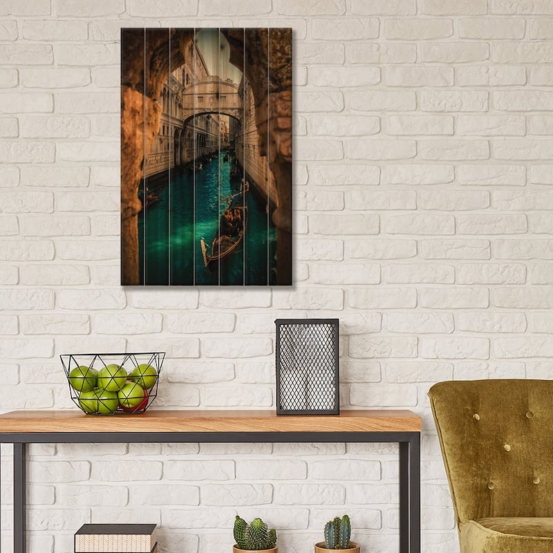 Sospiri II Print On Wood by Enzo Romano - Multi-Color