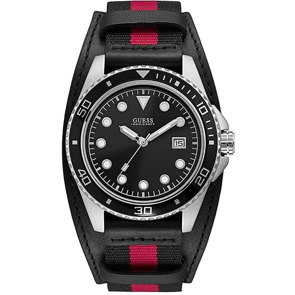 Guess Men's Classic Black Dial Watch - W1051G1 - 6 (36)