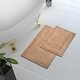 preview thumbnail 21 of 23, Spitiko Homes Tufted Bath Mat 2 pc set (Zero Ply Carded) Light Beige/17"X24"/21"X34"