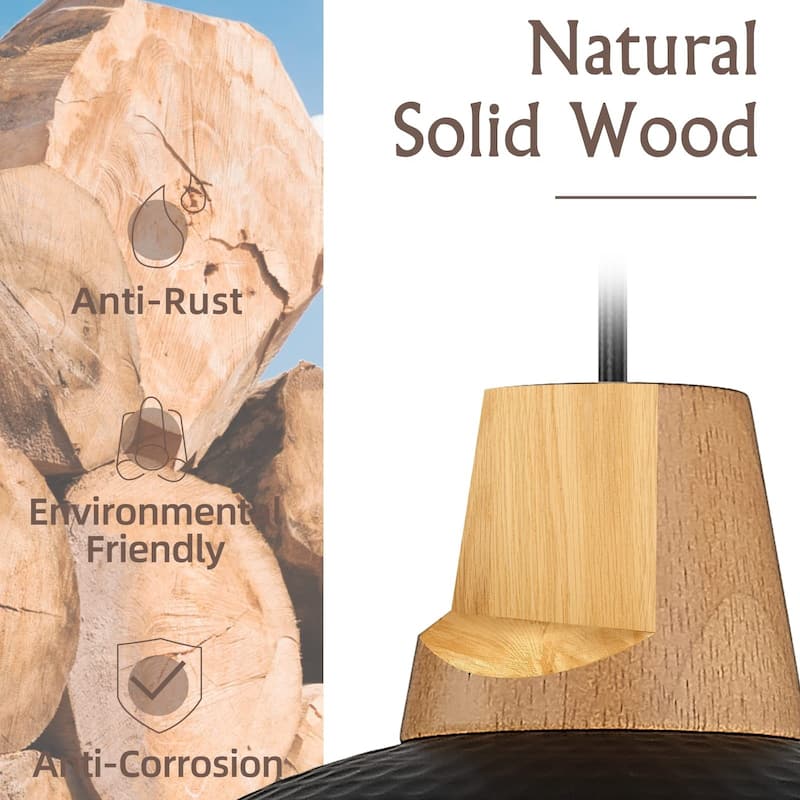 10.2 Inch Pendant Light Hammered Finish