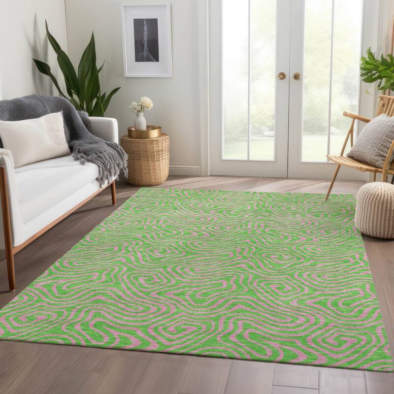 Premium Washable Super Soft Modern Maze Mayfield Rug