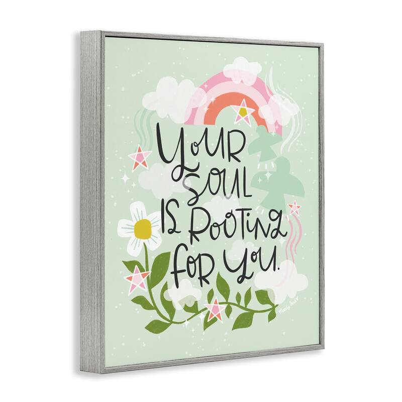 Stupell Your Soul Is Rooting For You Framed Giclee Art Design By Mandy Ford Art + Illustration
