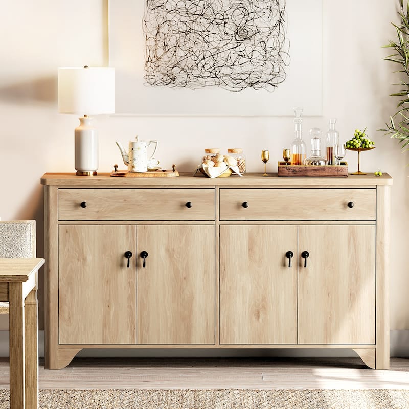 WAMPAT Large Sideboard Buffet Cabinet with Storage, 59"