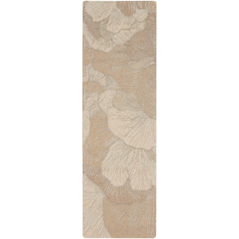 Nourison Avra Indoor only Floral Handmade Wool Area Rug