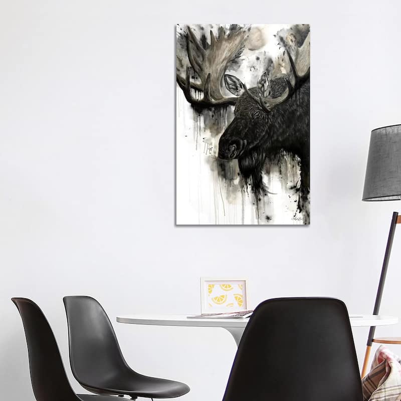 iCanvas "Bull Moose" by Angela Bawden Canvas Print - 40x26x1.5