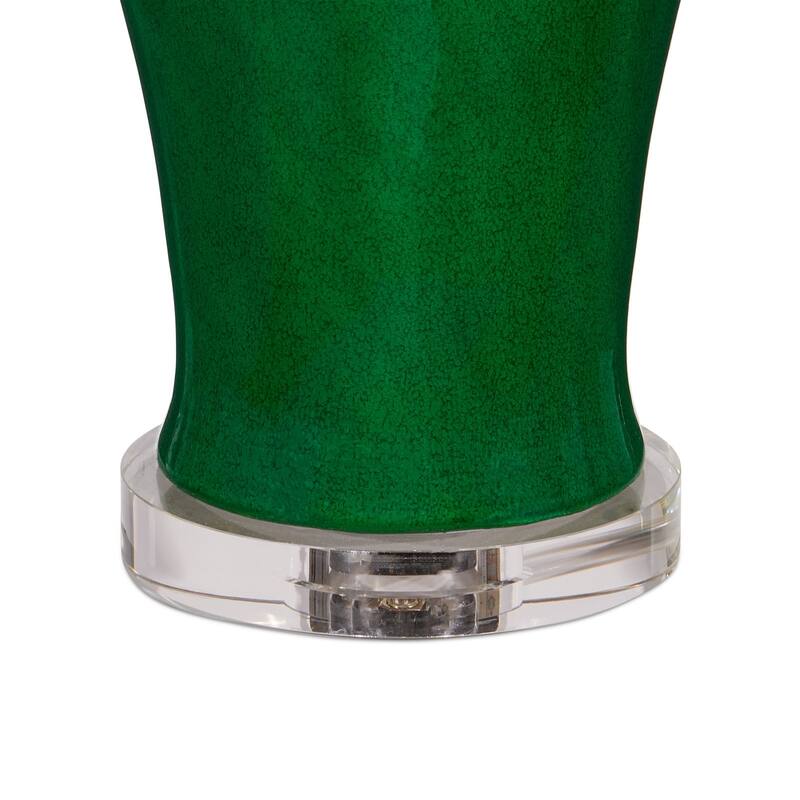 Currey & Company Imperial Green Table Lamp - 31"h x 19"dia