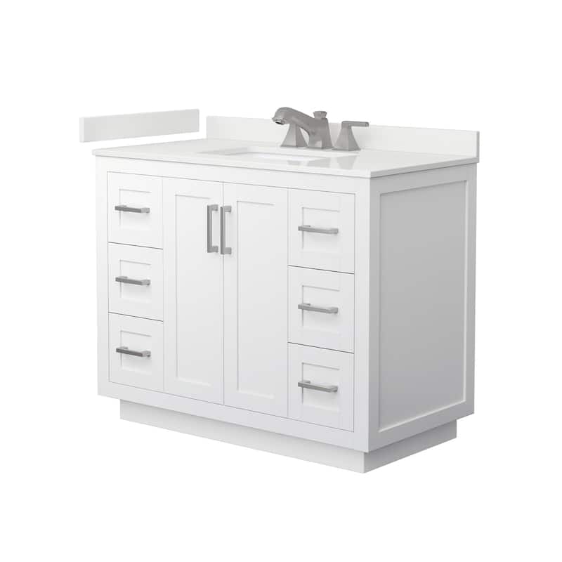 Wyndham Collection WCF292942S-QTZ-US3MXX Miranda 42" Free Standing