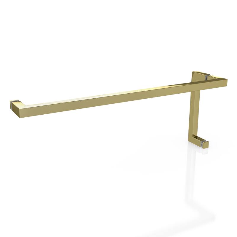 Glass Warehouse 78" x 60-5" Frameless Towel Bar Shower Door - Wall Hinge