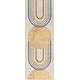 preview thumbnail 9 of 8, Livabliss Lillian Machine Washable Rainbow Stripes Area Rug 2' 7" x 7' 3" - Runner