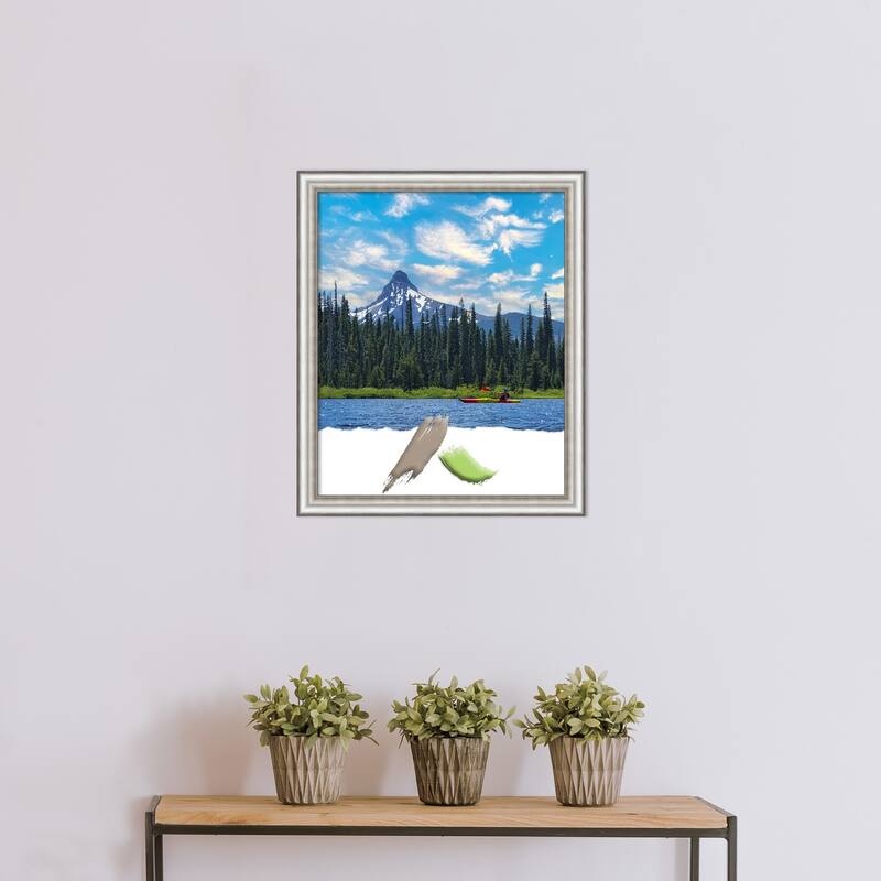 Salon Silver Narrow Picture Frame, Photo Frame, Artwork Frame