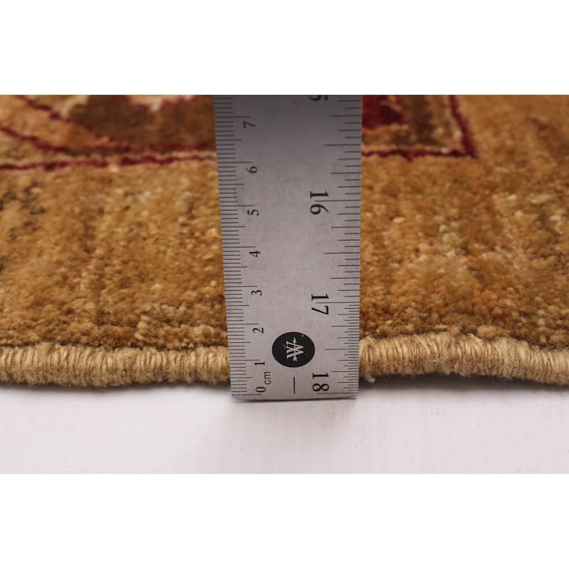 ECARPETGALLERY Hand-knotted Chobi Finest Brown Wool Rug - 9'10 x 14'4