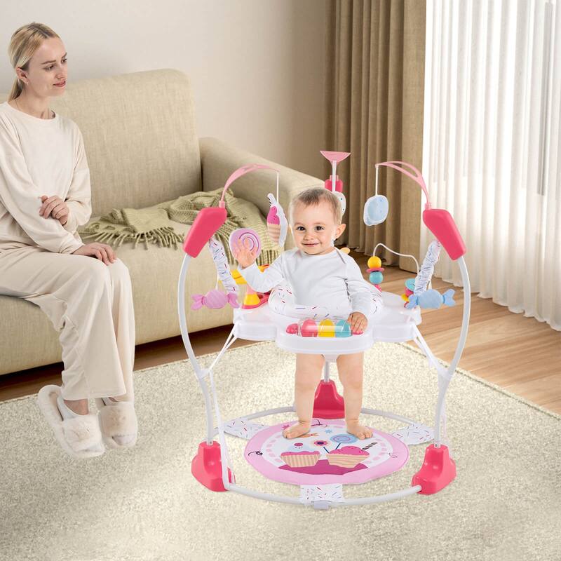 Costway Baby Stationary Activity Center Infant Jumper with Removable - See Details