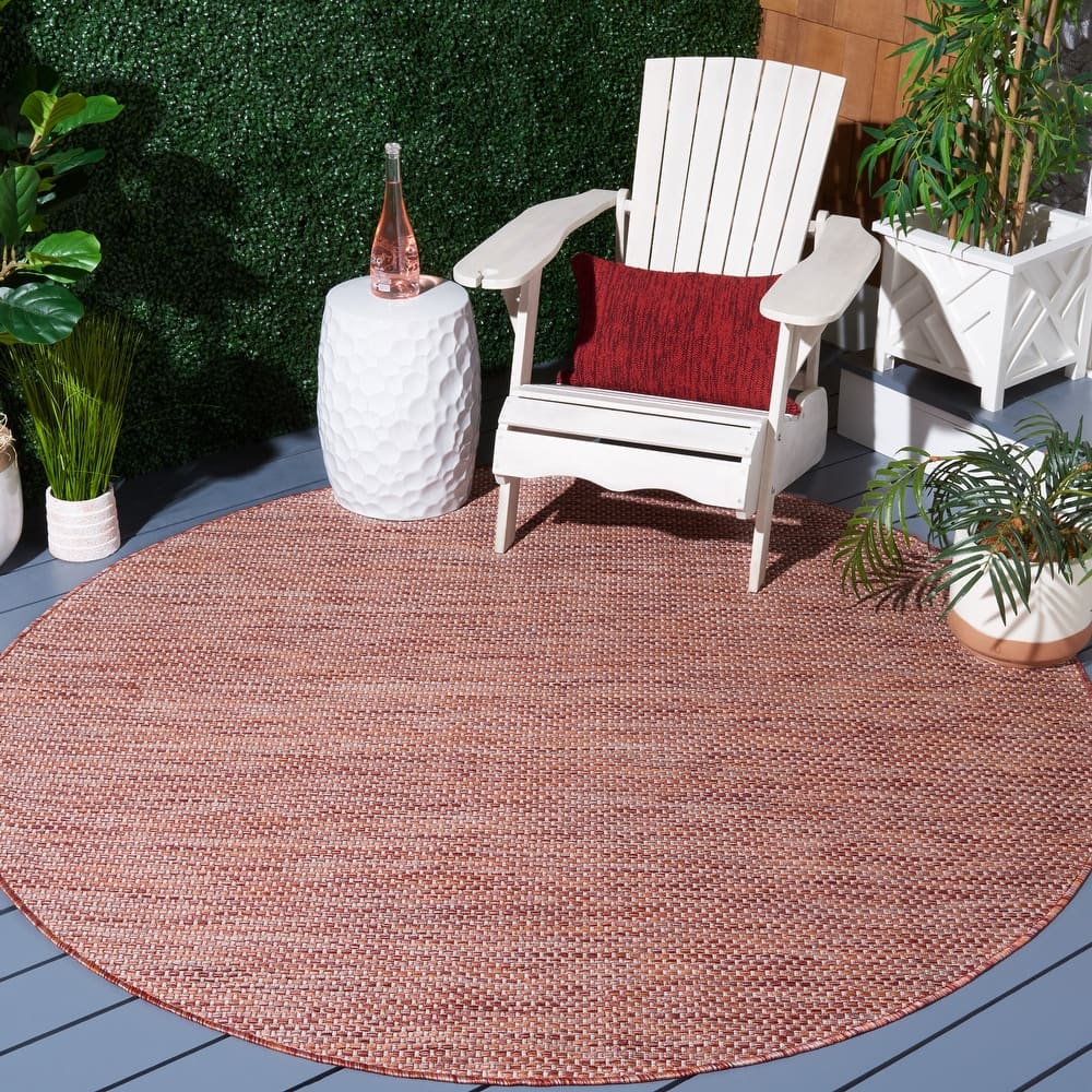 SAFAVIEH Courtyard Begajeta Indoor/Outdoor Waterproof Patio Backyard Rug.