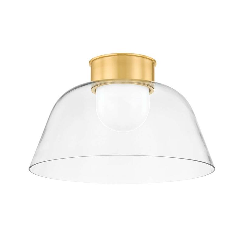 Hudson Valley Lighting 3520 Lakeside 20" Wide Semi-flush Ceiling - Aged Brass