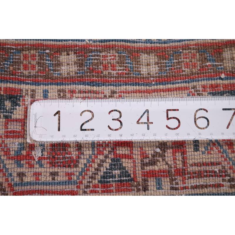 Distressed Botemir Persian Vintage Runner Rug Hand-Knotted Wool Carpet - 2'9" x 9'9"