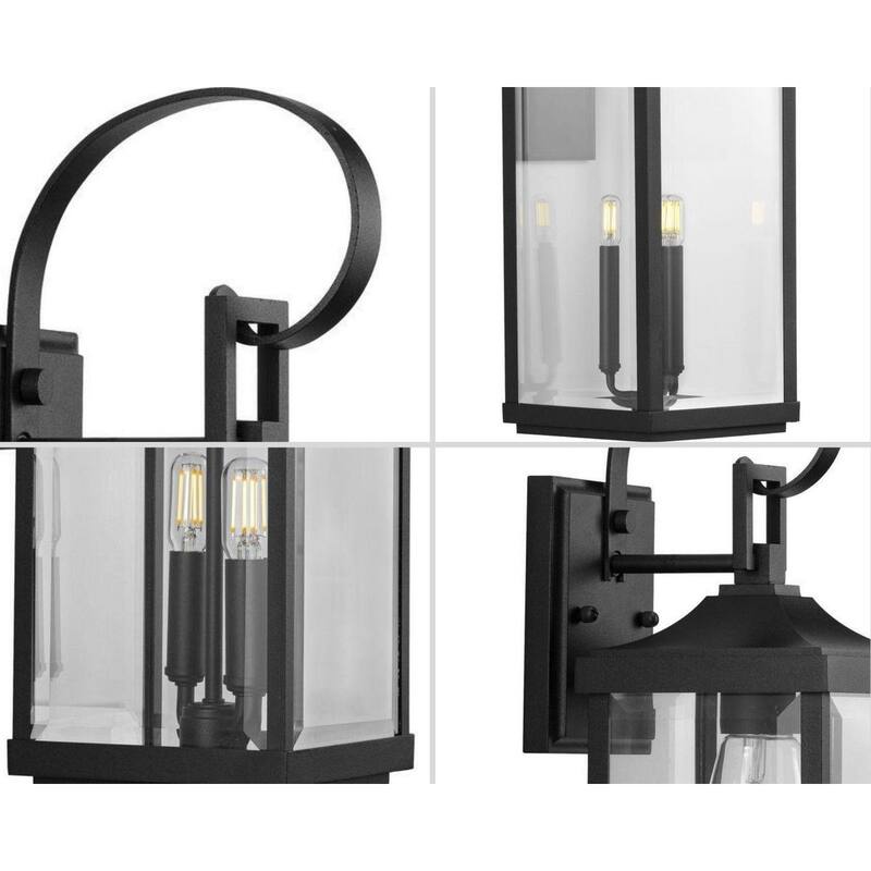 Gibbes Street Collection Two-Light Medium Wall Lantern - 7 in x 8.75 in x 21.75 in