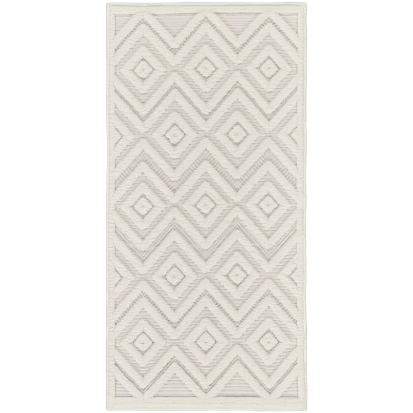Nourison Versatile Indoor/Outdoor Geometric Flatweave Area Rug