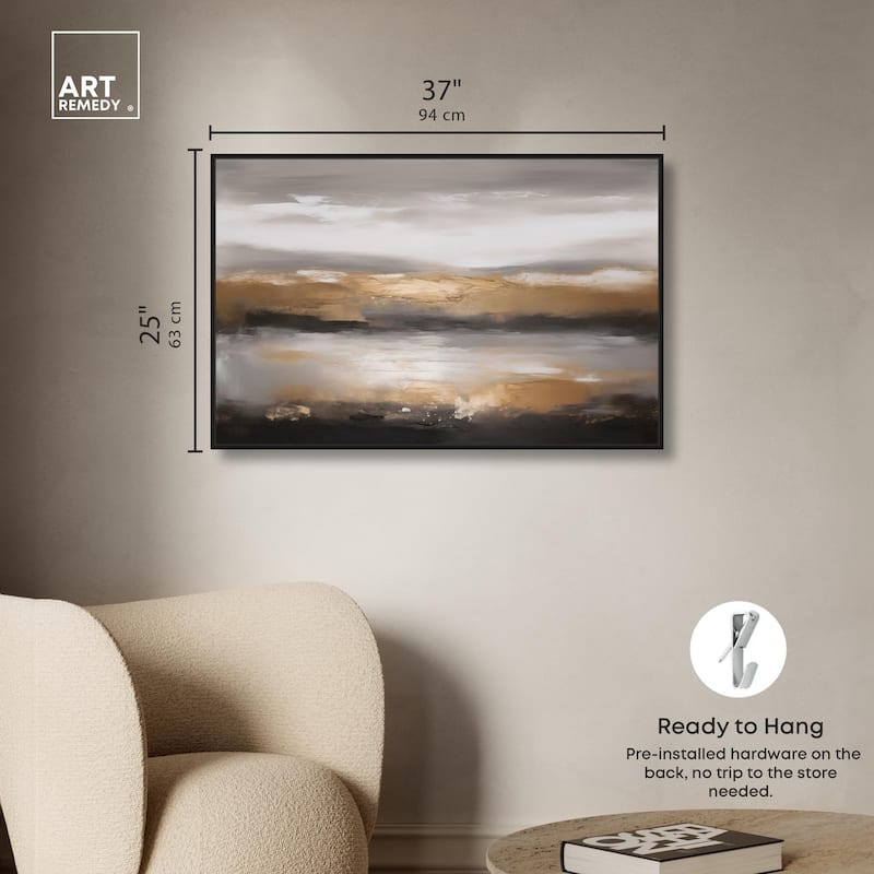 Dust and Gold Canvas by Art Remedy