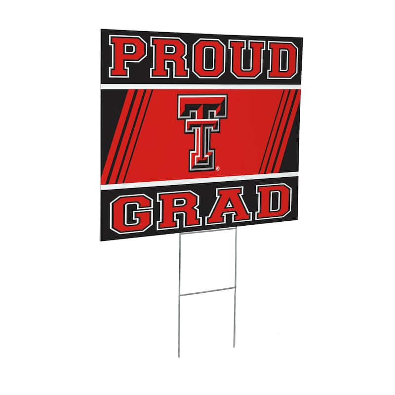 Texas Tech University 24" x 18" Graduation Coroplast Outdoor Yard Sign