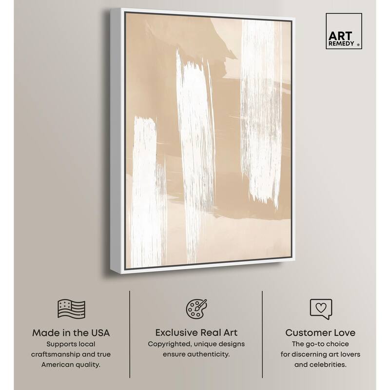 Gestural Grains I Canvas by Art Remedy