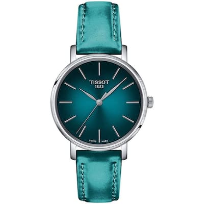 TIssot Women's Everytime Teal Dial Watch - T1432101709100 - 6 (36)