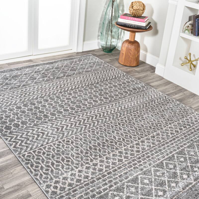 JONATHAN Y Athens Moroccan Vintage Geometric Rug Area Rug