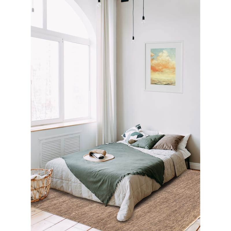 ECARPETGALLERY Hand-knotted Pak Finest Gabbeh Grey, Taupe Wool Rug - 9'4 x 11'10