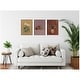 preview thumbnail 4 of 7, Kate and Laurel Cyclamen, Still Life Fruit, & Bouquet 3 Piece Framed Canvas Wall Art by Nostalgia Prints