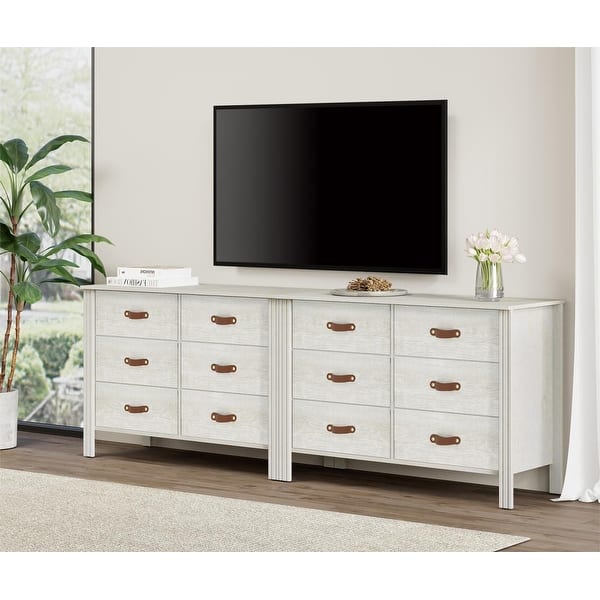 better homes and gardens modern farmhouse dresser & 56.85" Wide 6 Drawer Dresser, Rustic Gray Finish a collection of cosmetics Walmart Better Homes &