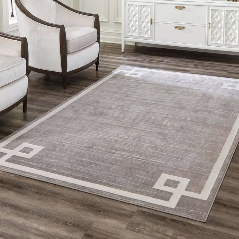 Contemporary Richye Collection Area Rug - Gray - 2'x3'1"