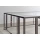 preview thumbnail 21 of 24, Adri Rectangular Glass Top Metal Frame Coffee Table