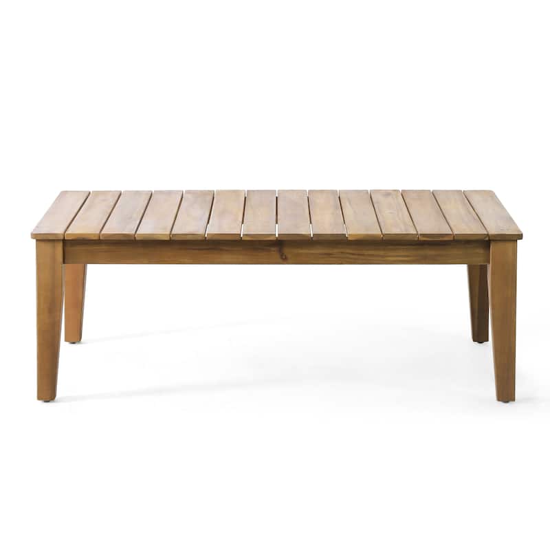 Rossville Outdoor Cushioned Acacia Chat Set by Christopher Knight Home