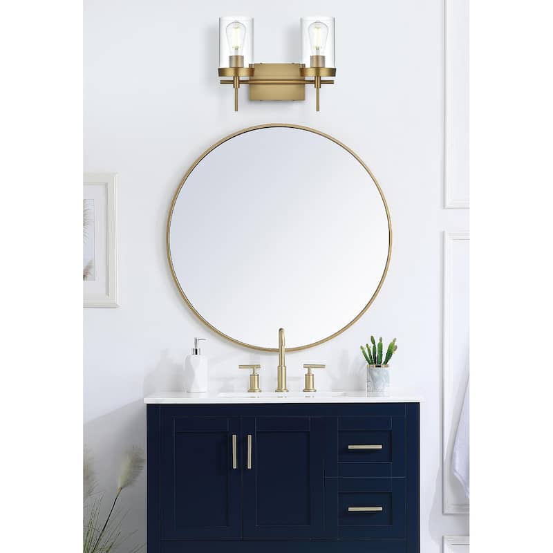 Elegant Lighting LD7319W14 Taryin 2 Light 14" Wide Vanity Light